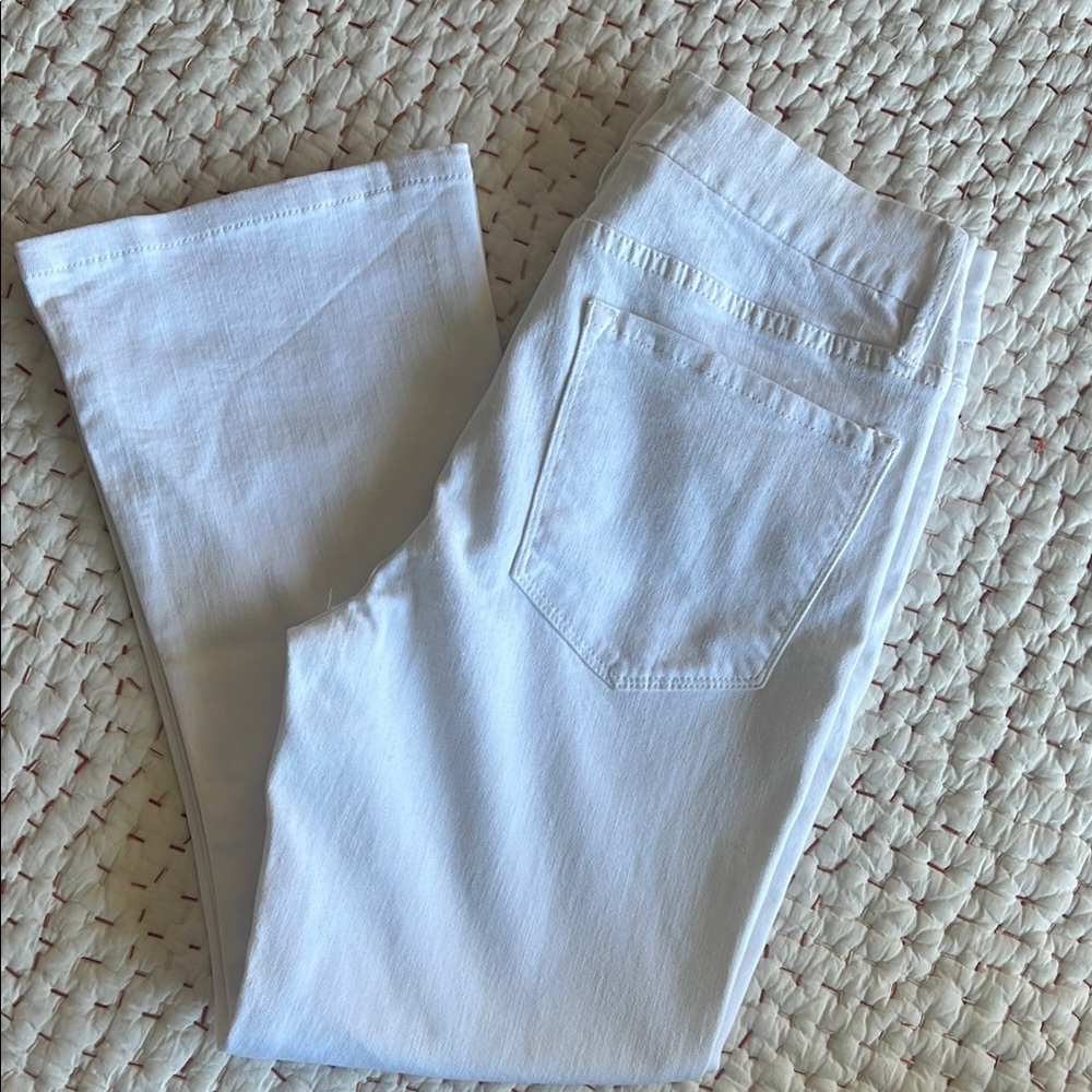 Frame Denim White Ankle Crop Jeans